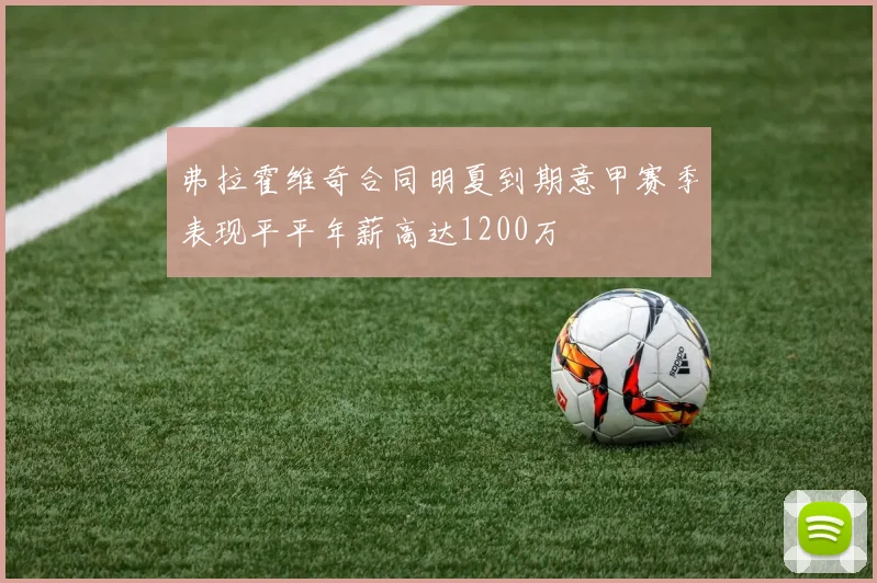 弗拉霍维奇合同明夏到期意甲赛季表现平平年薪高达1200万